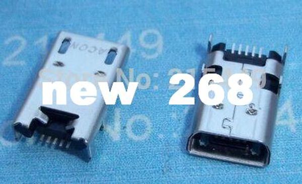 100 adet orijinal yeni Mikro USB Jack Şarj portu Asus Memo Pad FHD 10 K001 K013 ME371 ME301T ME302C Şarj Soketi