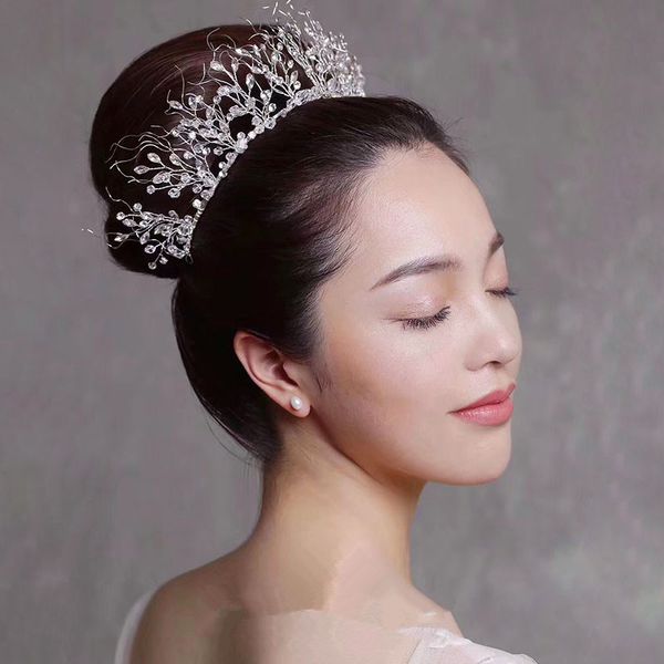Luxury Handmade Wedding Jewelry Bridal Crystal Rhinestone Queen
