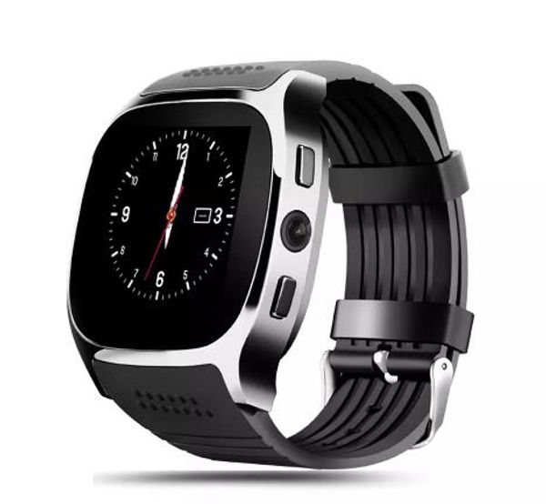 

For Android New T8 Bluetooth Smart Pedometer Watches Support SIM &TF Card With Camera Sync Call Message Men Women Smartwatch Watch new hot