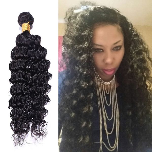 3 Bundle Deals Deep Wave Queen Hair Products Human Hair Extension