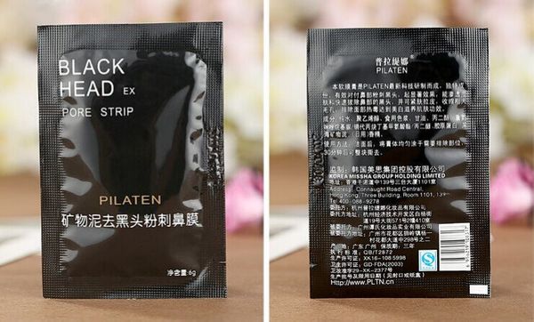 3000 adet Pilaten Yüz Mineralleri için En Düşük Fiyat Conk Burun Siyah Nokta Sökücü Maske Gözenek Temizleyici Burun Siyah Kafa Ex Gözenek Şerit