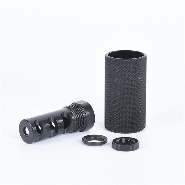 

selling tactical gear .223 5.56 muzzle device 1/2x28tpi threads with outer sleeve muzzle brake