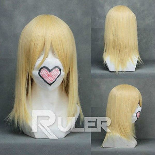 Spedizione gratuita all'ingrossoHetalia Axis Powers Felix Lukasiewicz/Kingdom Hearts Namine Parrucca Cosplay 026B