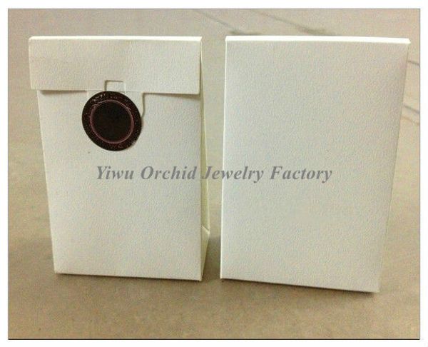 

wholesale 50 pcs exquisite high-quality mini white paper bag gift box 9*6*3cm fits pandora jewelry box charms beads rings packaging bag, Black;white