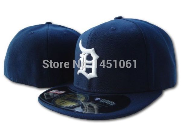 

wholesale-one pcs retail men's and women's baseball fitted hats sport adult's full closed caps embroidery on field style dark, Black;white