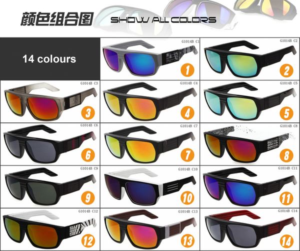 

2015 direct selling new pc sports vintage sun glasses hipping + brand sunglasses for women and men g1014 designer factory price, White;black