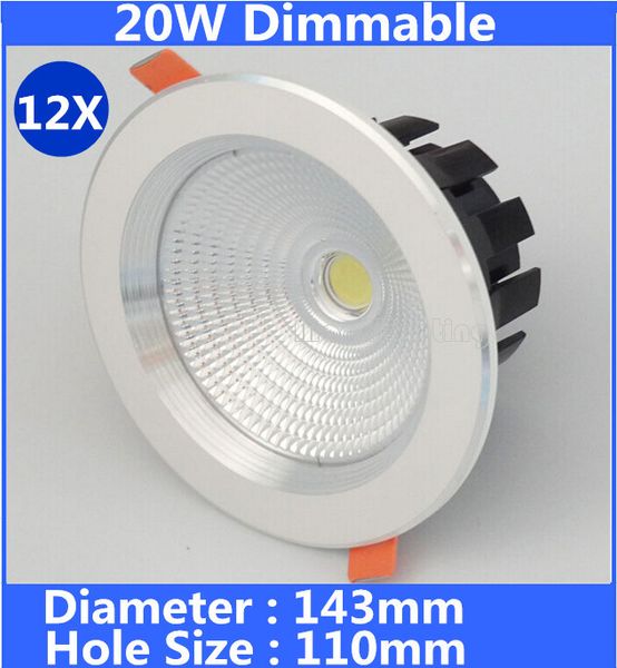 New Style 20w Cob Led Ceiling Downlight Dimmable Led Down Light