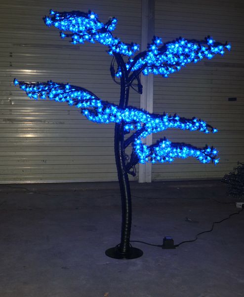 2019 1 5m High Blue Led X Mas Outdoor Garden Lighted Up Decorative Cherry Trees From Sandraliansun 261 31 Dhgate Com