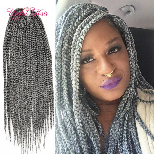 

3s box braids hair extensions 100g crochet braids hair synthetic box braids omnbre bug synthetic braiding hair for black women marley twist