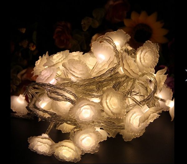 

10m 100 led lights flash lamp set seven ball lamp lanterns waterproof outdoor christmas lights flower rose