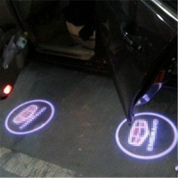 Case for jeep Case for STI Car Logo LED Interior Lights Welcome Door Ghost Shadow Lamps 12V