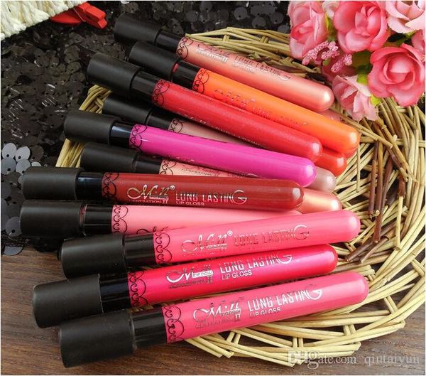 

durable makeup cup lipsticks non-stick cup lip gloss 38colors menow m.n. meinuo lip gloss velvet matte waterproof 1set=6pcs lipstick b222-5