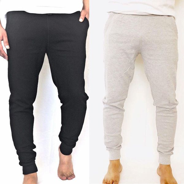 

wholesale- new casual men's plain jogger casual harem pants trousers solid color cotton winter autumn warm casual pants, Black