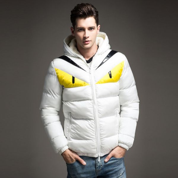 

Новая мода зима теплая мужская ветровки смешной капюшоном куртки Плюс Размер M-4XL