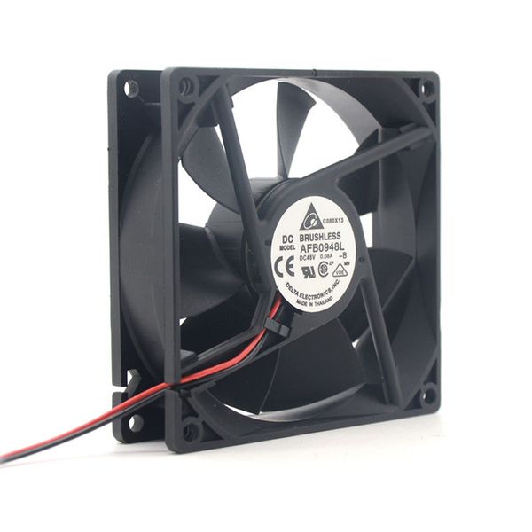 

delta afb0948l dc 48v 0.08a 9cm 9225 2wire server square axial cooling fan