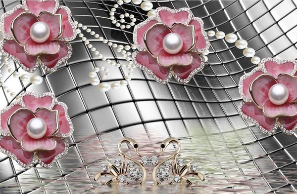 

wall mural p wallpaper jewelry flower living room wall background custom p murals