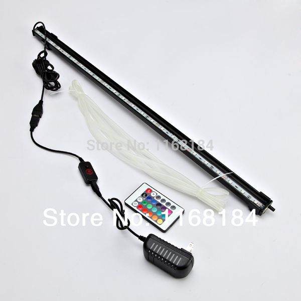 

wholesale-new smd 62cm 6.5w aquarium fishtank beaming underwater submersible air bubble safe led aquarim underwater ing