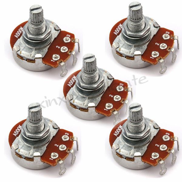 

5х гитара потенциометра A500k ом диаметр основания/24мм Вал 18мм