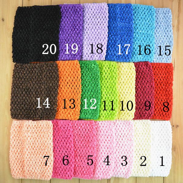 34 colori neonate 6 pollici all'uncinetto tutu tubo top petto avvolgere larghe fasce all'uncinetto vestiti color caramella 15 cm spedizione gratuita