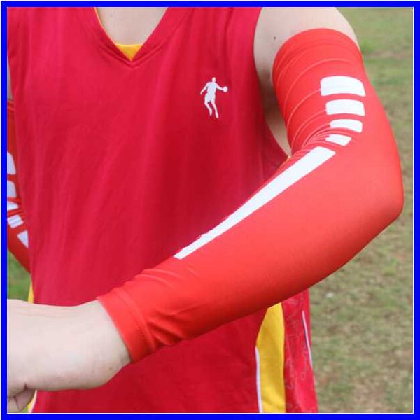 

sports compression arm sleeves youth baseball football basketball dhl, Black