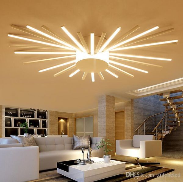 

современный минимализм светодиодный потолочный светильник алюминиевая люстра современный потолочный светильник Светильник для гостиной кабинет спальня крытый освещение