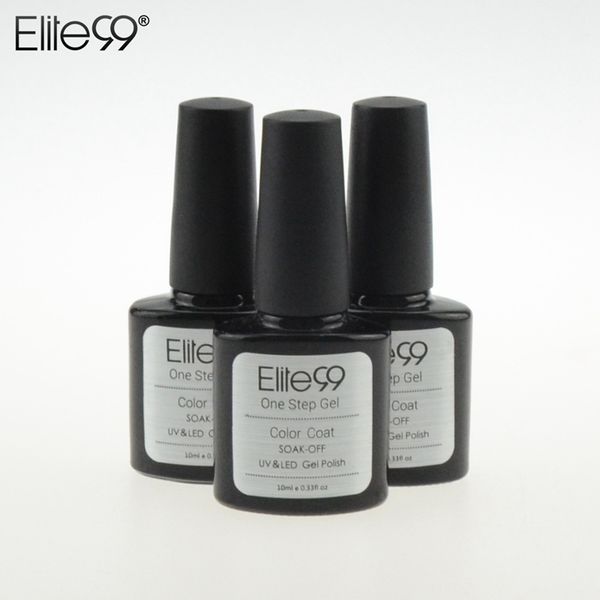 All'ingrosso-Elite99 No Base Top Nail Art Color Hot One Step Gel Polish Nail Laquid Scegli 2 colori su 60 colori Nail Gel Polish