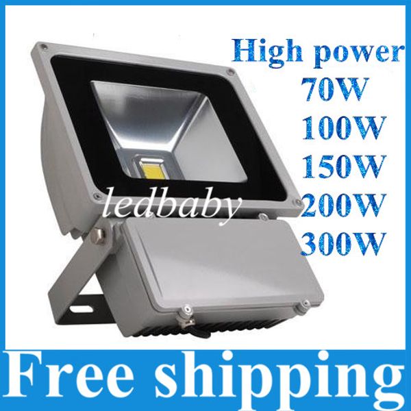 

светодиодные прожекторы открытый высокая мощность 50вт 70вт 100вт 150вт 200вт 85-265в ip65 водонепроницаемый светодиодный открытый свет 2 го