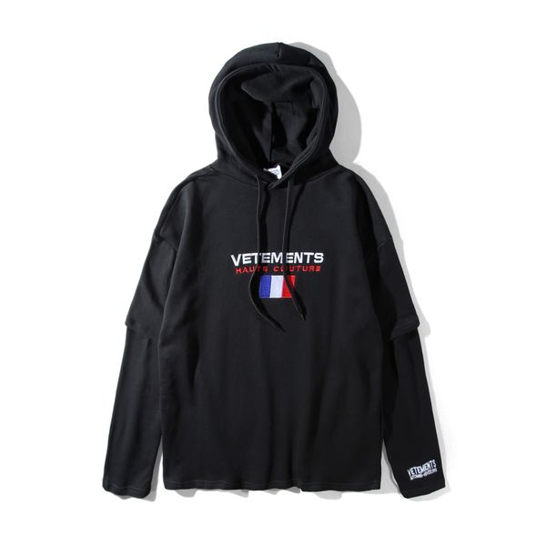 

2019 TOP New vetements Hoodies men women cotton hoodie pullover hip hop kanye west Fashion Casual oversized pocket hoodys Sweatshirts Hoodie