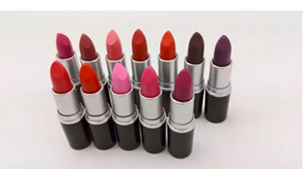 

e factory retail new m makeup lipstick amplified luster lipstick ruby woo frost matte lipstick