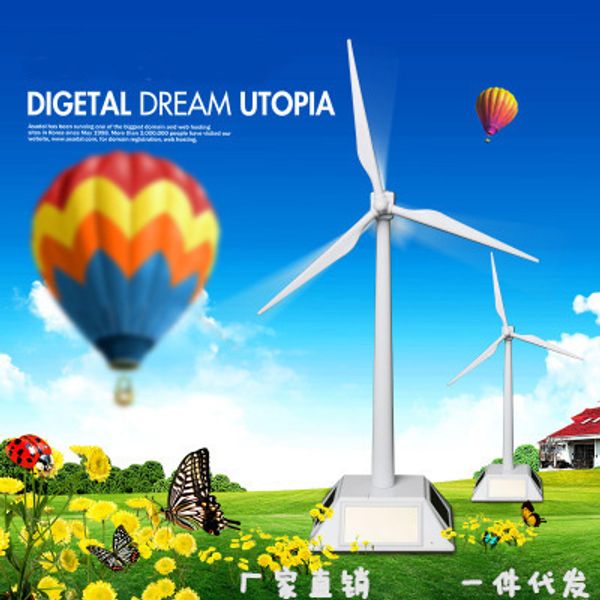 

solar powered energy windmill children's educational toys science experiment assembled rotating home crafts office l decorations