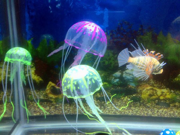 

Аквариумные украшения для рыбок Моделирование аквариумов с медузами Декоры аква