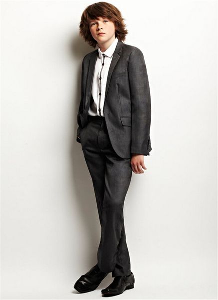 

fashion boy suits for wedding children suits for party occasion custom made fashion tuxedos for weddings(jacket+pants), Black