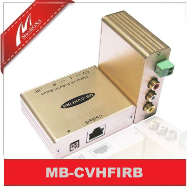 

стерео аудио видео расширитель с ик-av балун расширитель над cat5e/6