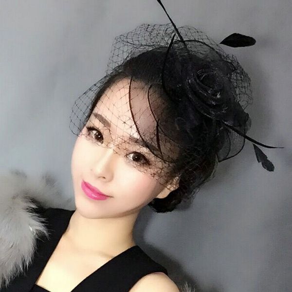 High Quality Hair Fascinators Feathers Bridal Hats For Wedding