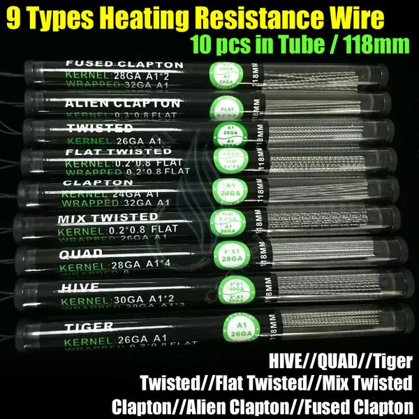 Clapton Coil Resistance Chart