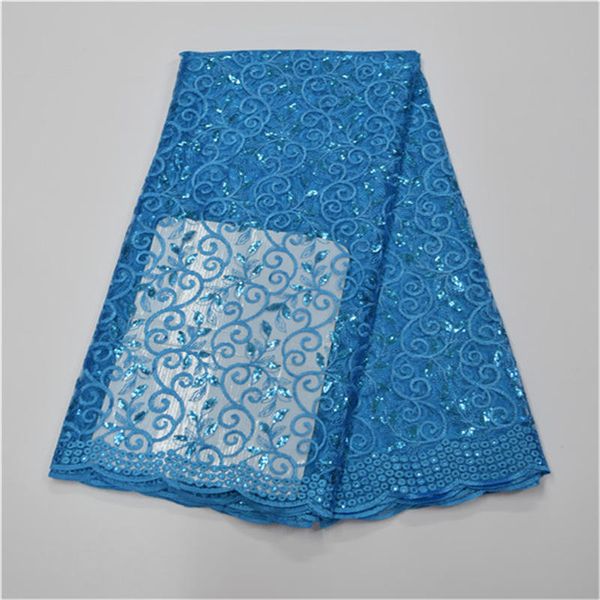 

azure sequins swiss lace materials african net cord lace, 2018 french lace fabric, nigerian embroidery net lace fabric, Black;white