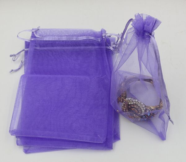 

sell 100pcs light purple organza jewelry gift pouch bags for wedding favors,beads,jewelry 7x9cm . 9x11cm .etc, Pink;blue