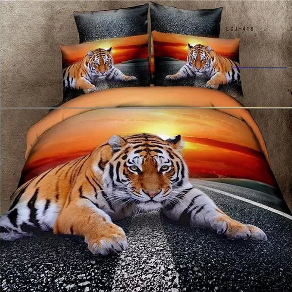 Wholesale Fashion 100 Cotton Reactive Printing Bedding Set 3 D