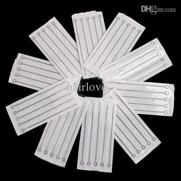 

wholesale-50pcs 5f disposable sterile s 5 flat for tattoo machine gun ing
