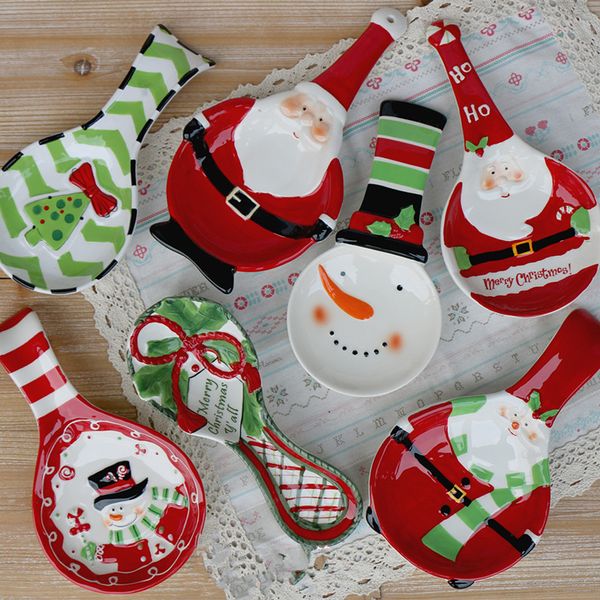 2019 Western Christmas Party Plate Snow Man Santa Claus Melamine Plate Decoration Dinnerware Christmas Gifts From Jewelry520wholesale 23 12