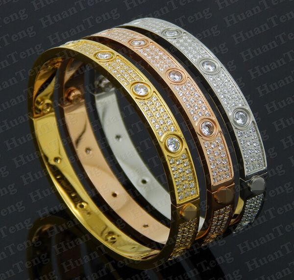 

Мужской и женский пара браслет 18K розовое золото титан чешский дрель любовь брасл