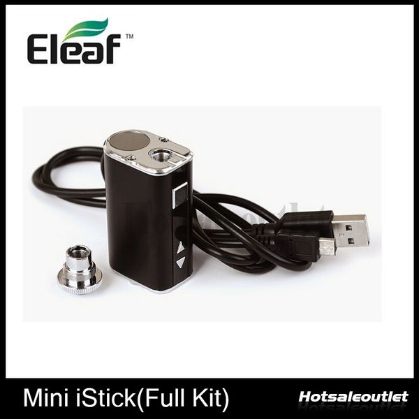 

Eleaf Mini istick 10W полный комплект Ismoka Eleaf Mini Istick 1050mah аккумуляторная батарея с регулируемым напряжением и светодиодным экраном Digtal