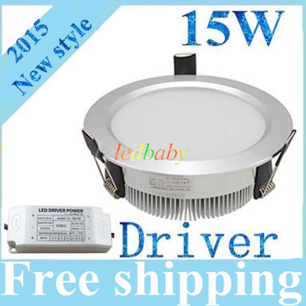 

высокий яркий 15 вт светодиодный потолочный светильник smd5730 120 градусов теплый / холодный белый затемняемый светодиодные светильники с в