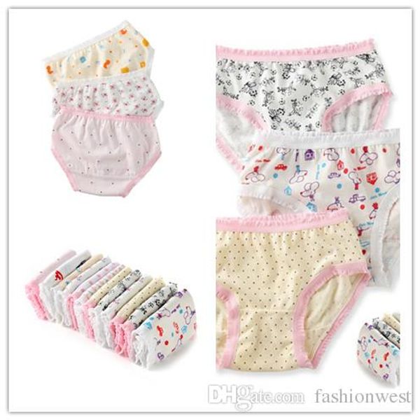 

toddler girls underwear fashion new kids cute lace and printing underwear children breathable and comfortable underwear, Camo