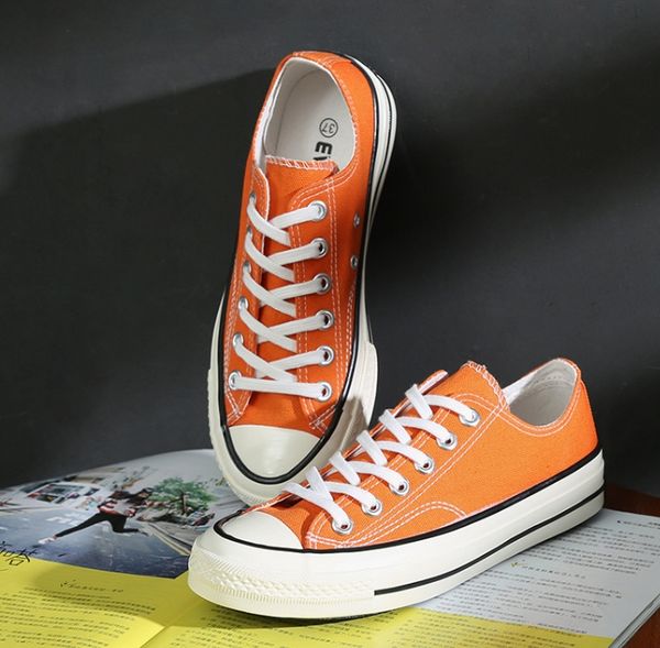 

1970s casual canvas shoes women men retro lovers shoes street fabric shoes size 35-44, Black
