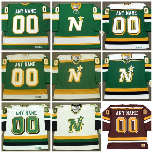 

Minnesota North Stars Jersey Customized with any name & number Hockey Jerseys Personalized All Stiched Cheap Mix Order