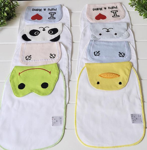 

2016 new baby absorbent towels belle maison baby cartoon absorbent towels bibs burp cloths 4 style can choose 2pcs/lot