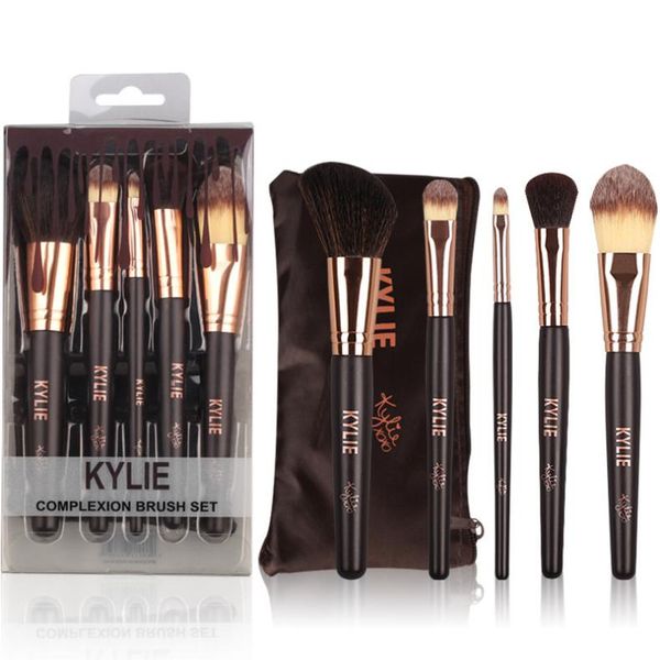 

kylie jenner complexion brush set nake eyeshadow palettes foudation makeup brushes high tech make up tools