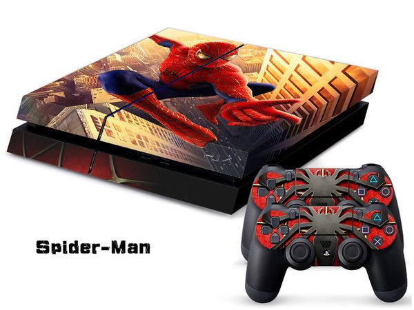 

Человек-паук прохладный термоаппликации кожи защитная наклейка для SONY PS4 консоли