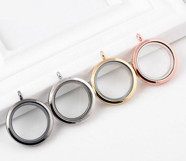 

floating heart locket pendant for necklace jewelry memory magent glass living locket accessies bohemian style new ing, Bronze;silver